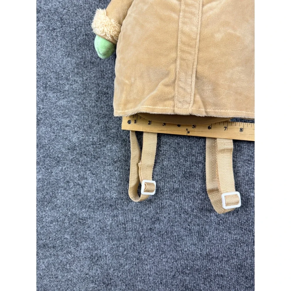 Star Wars Mandalorian Grogu Plush Backpack The Child Bioworld Green Tan 12